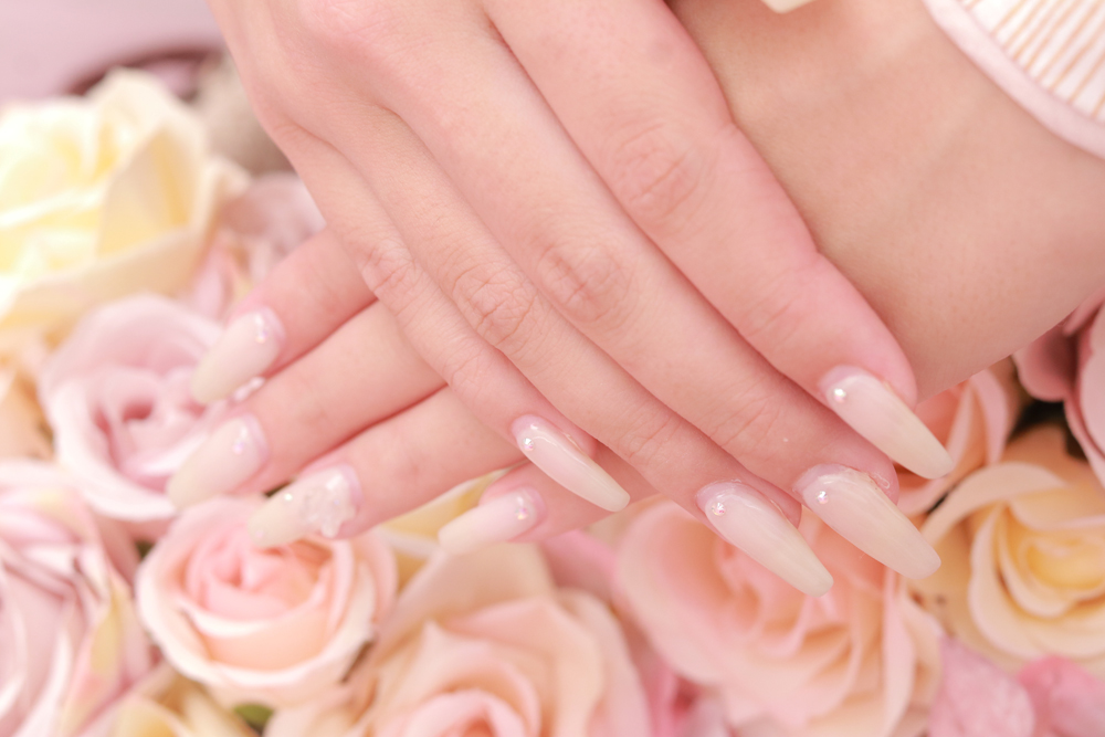 ネイル　振袖お出掛け