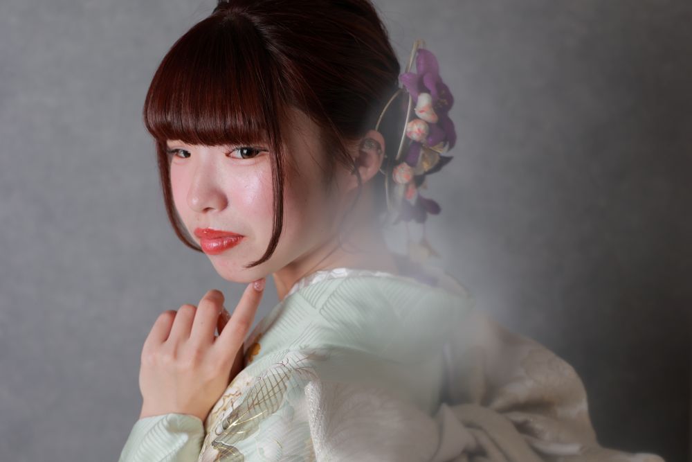 成人式前撮りヘア