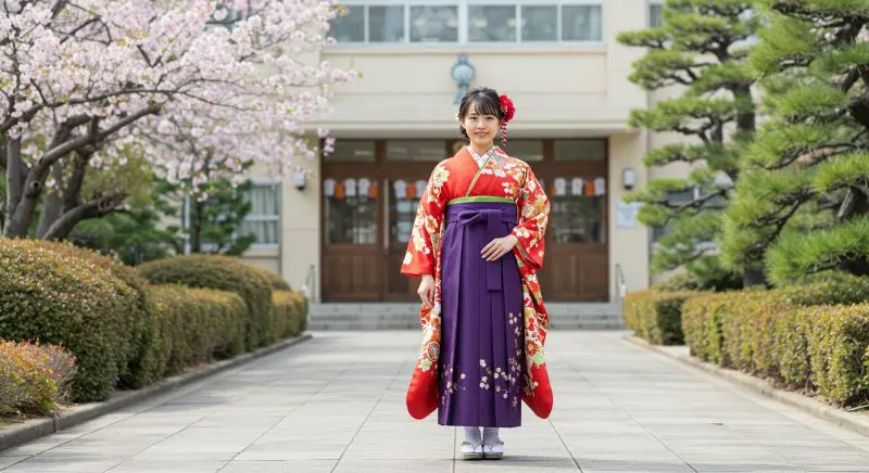 卒業袴コーディネート