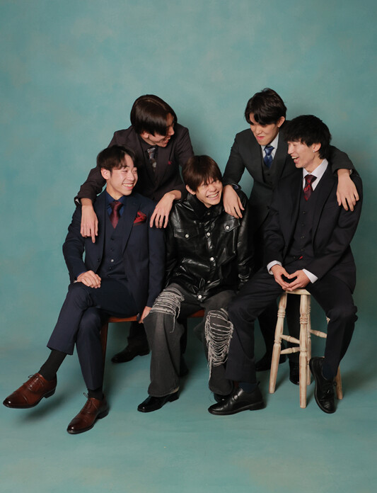 友達と記念写真
